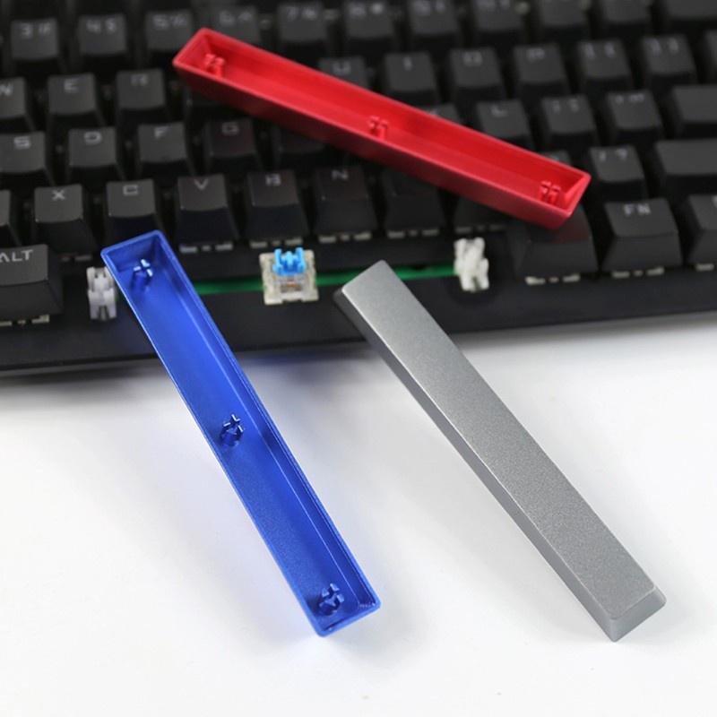 HSV Aluminum Alloy CNC Personalized Dye Sub Keycap for Game Mechanical Keyboard Cherry Mx Switch 6.25U Space Keycap