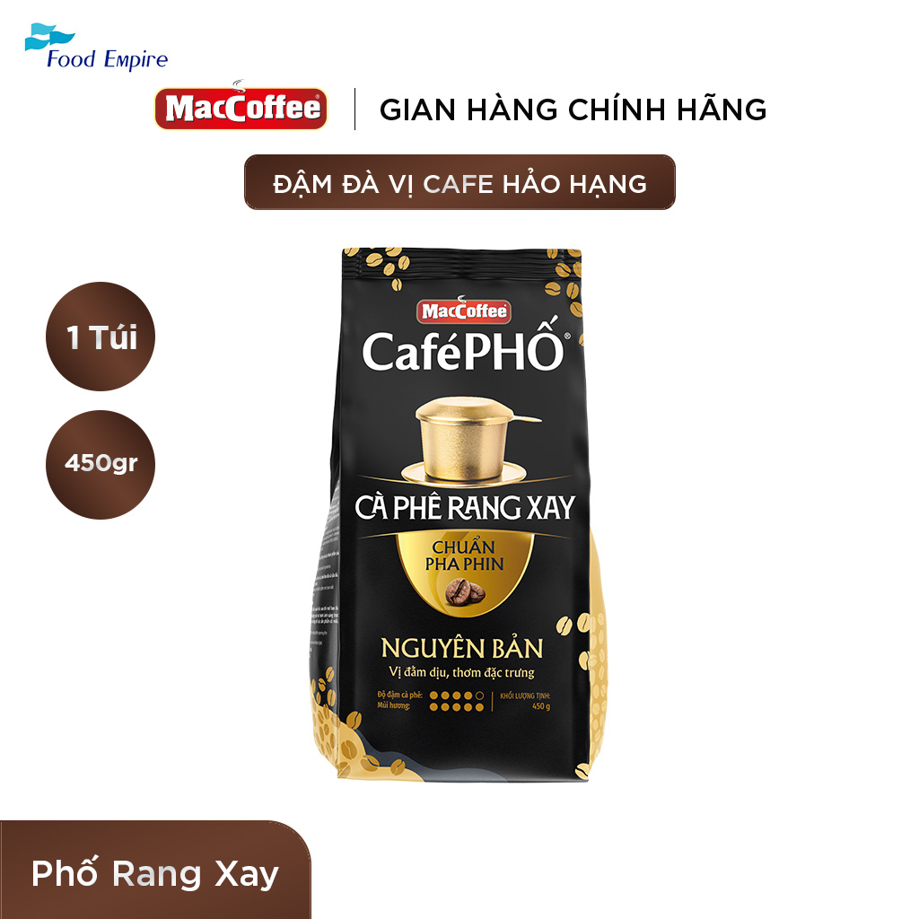 Túi cà phê Phố Rang Xay - MacCoffee 450gr