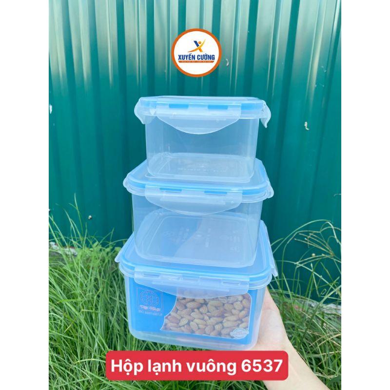HỘP VUÔNG 6537 NHỰA ĐỰNG THỰC PHẨM - 1 hộp