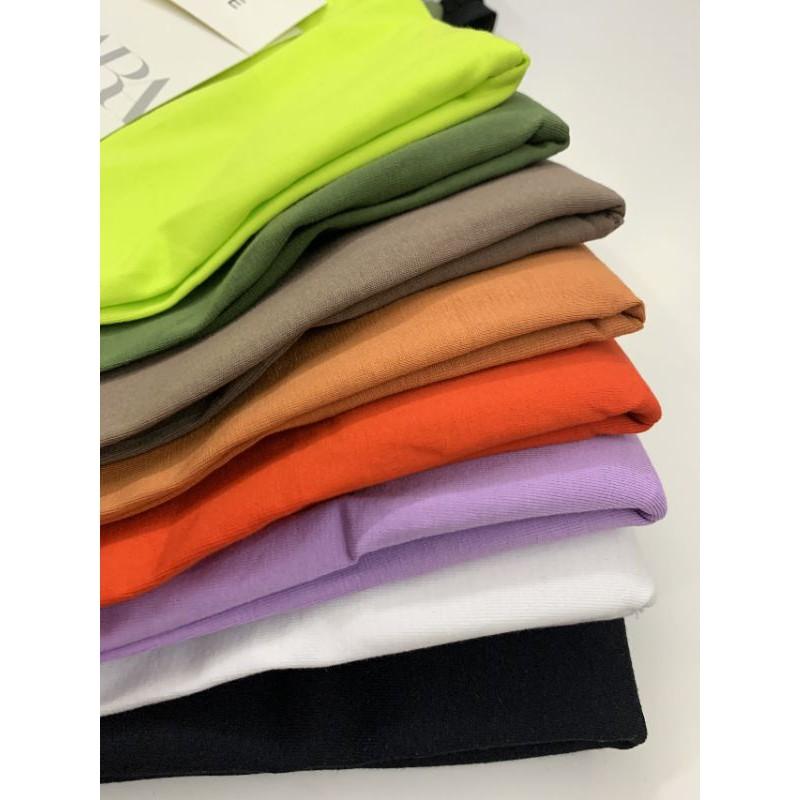 Áo độn vai hot trend thêm màu xanh blue, xám gạo, cam đất và màu khaki