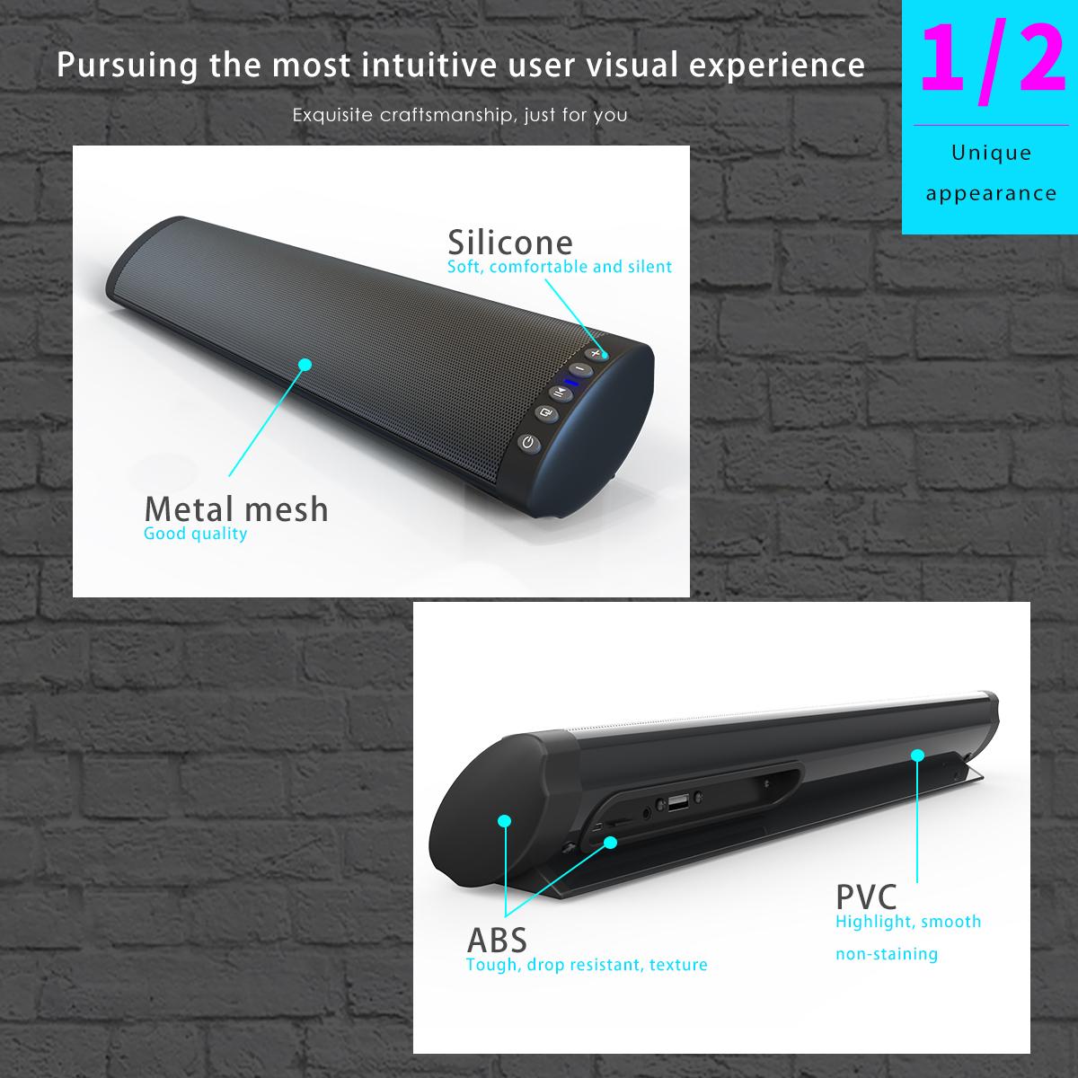 Loa thanh tv 20W, âm thanh vòm 3D, âm thanh âm thanh động HIFI Color: BS41 540X58X78mm