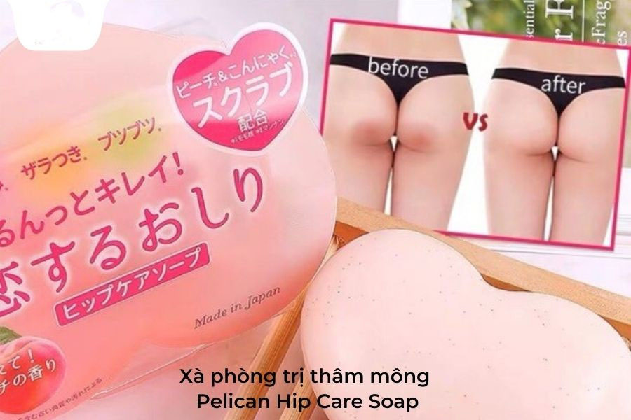 XÀ PHÒNG GIẢM THÂM MÔNG GIẢM MỤN DƯỠNG ẨM PELICAN FOR BACK CHUẨN HÀNG NHẬT