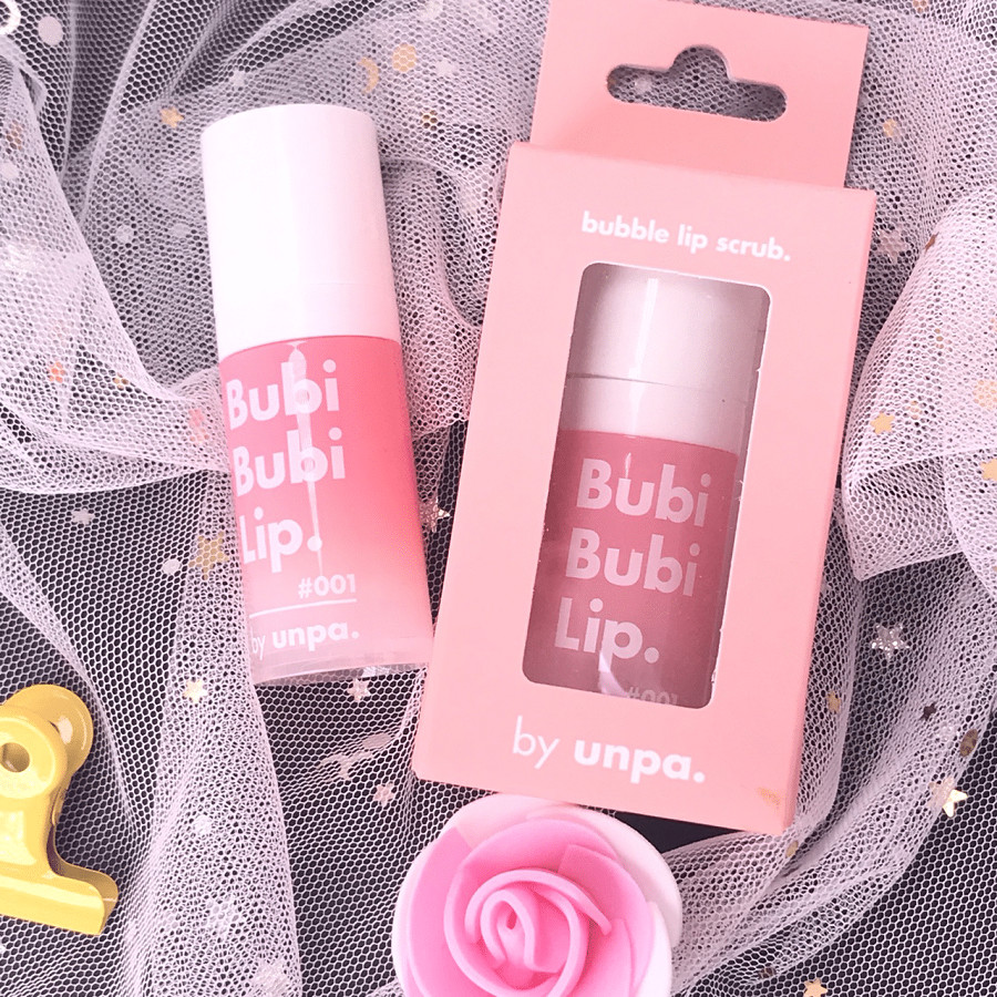 Tẩy Da Chết Sủi Bọt Thải Độc Môi Unpa Bubi Bubi Lip 12ml