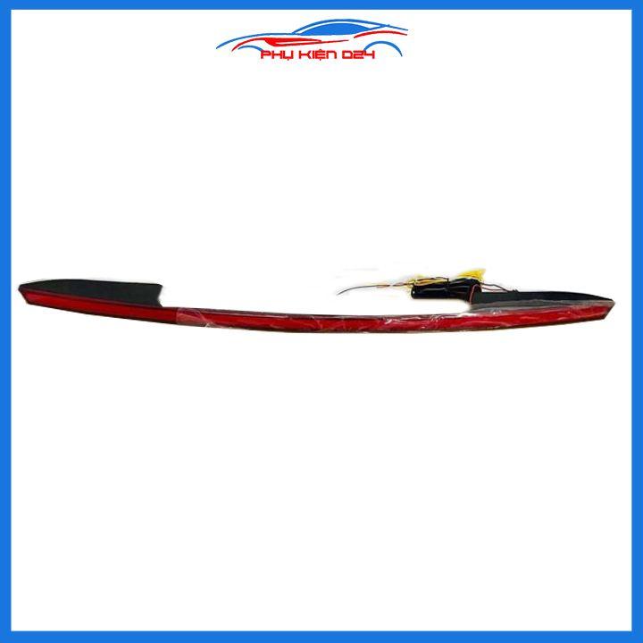 Ốp tay cốp sau có đèn led Santafe 2019-2020-2021 ánh sáng đỏ trang trí xe