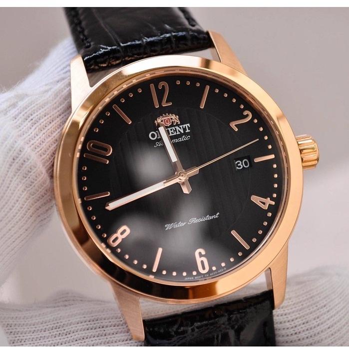 Đồng Hồ Nam Orient FAC05005B0 Horward Máy Cơ Dây Da Đen (Size 41mm)