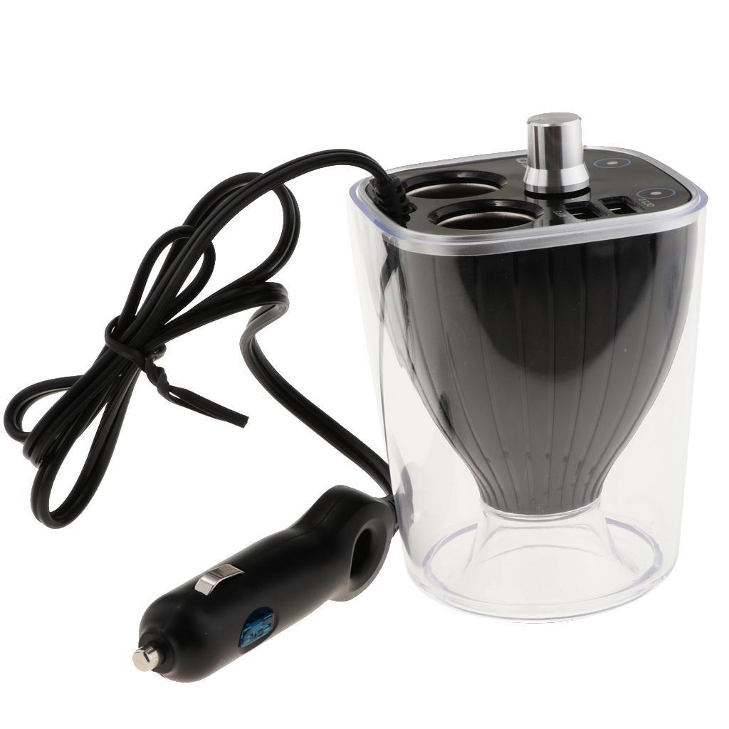 Car/Auto   Female Charger Socket Double USB + Bluetooth