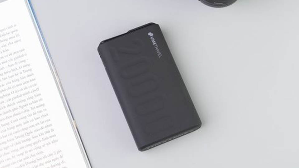 Pin sạc dự phòng Quick Charge Li-polymer 20000mAH UMETRAVEL TRIP20000 - Hàng Chính Hãng