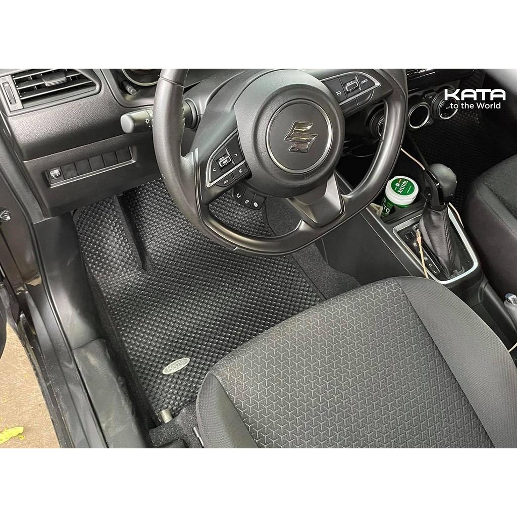 Thảm lót sàn ô tô KATA cho xe Suzuki Swift (2018-2021) - Khít với sàn xe, Chống trơn, Không mùi, Không ẩm mốc