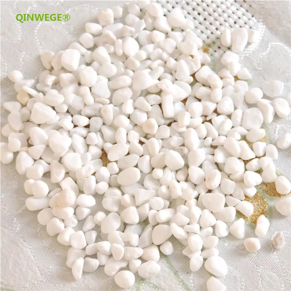 Sỏi trắng trang trí bể cá, tiểu cảnh sân vườn-sỏi trang trí chậu cây