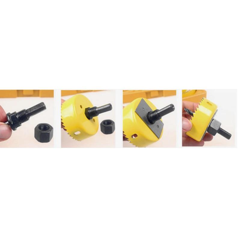 Bộ mũi khoét lấy lõi màu vàng