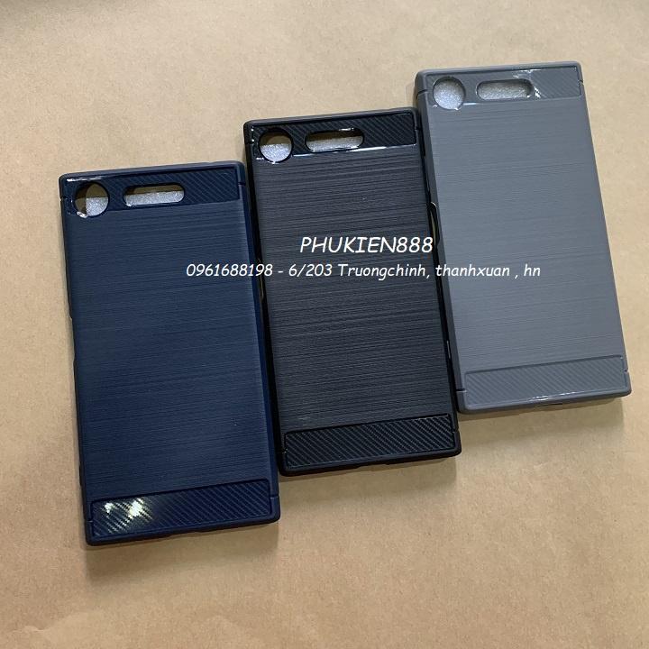 Ốp lưng dành cho điện thoại Sony XZ1 chống sốc silicon dẻo Rugged Armor