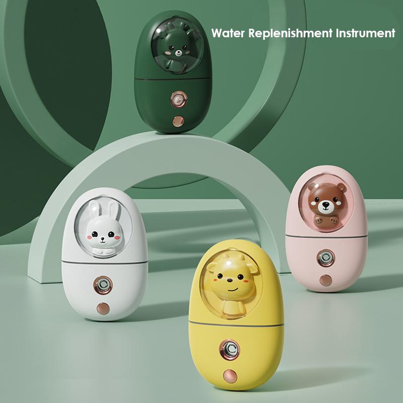 Máy Phun Sương Tạo Độ Ẩm Mini Khuếch Tán Nano Nước Replenisher Nước Khuếch Tán Mặt Không Dây Máy Phun Sương Tạo Độ Ẩm Sạc Phun Sương Tạo Phun Sương Tạo Ẩm Hình Ếch Con