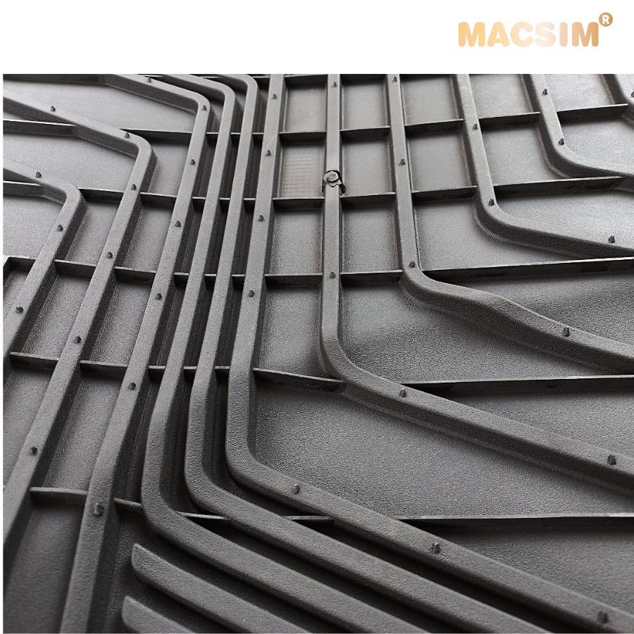 Thảm lót sàn xe ô tô TOYOTA LAND CRUISER 2009- đến nay Nhãn hiệu Macsim chất liệu nhựa TPE đúc khuôn cao cấp 2 hàng ghế