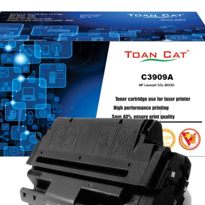 Hộp mực in Toàn Cát - C3909A dùng cho máy in HP Laserjet 5Si, 8000 - HÀNG CHÍNH HÃNG