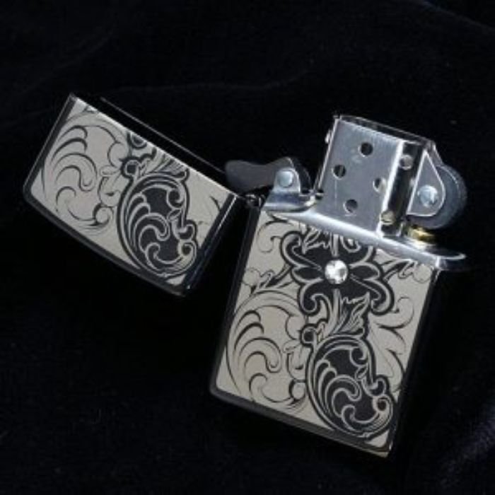 Bật Lửa Zippo Gunstock Filigree Swarovski Ebony Chính Hãng Usa