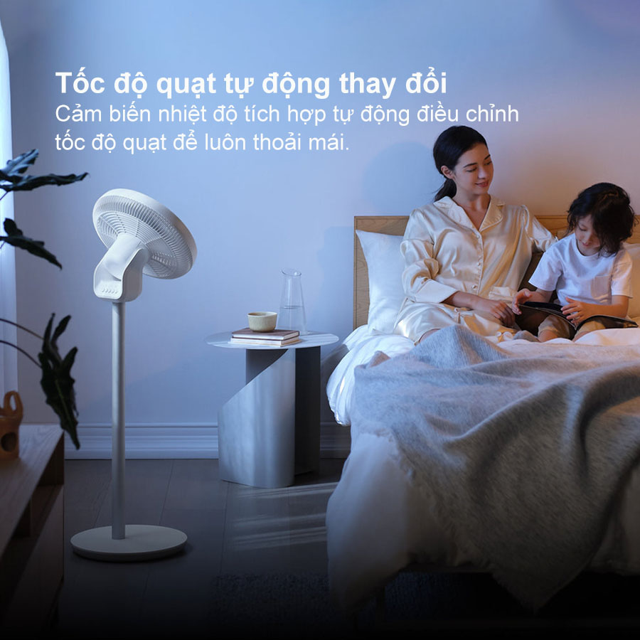 Quạt Tích Điện Đối Lưu Xiaomi Smartmi Gen 3 Pro Circulation Fan - Hàng Nhập Khẩu