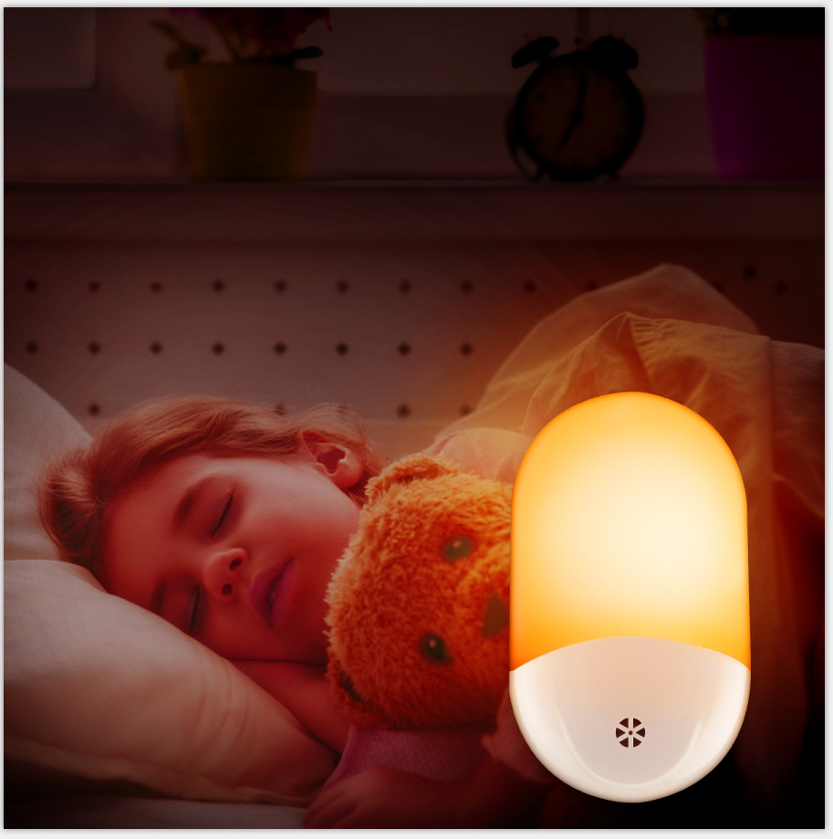 SIÊU RẺ Đèn ngủ cảm biến tự tắt tự sáng ( hình ảnh sản phẩm thực tế)