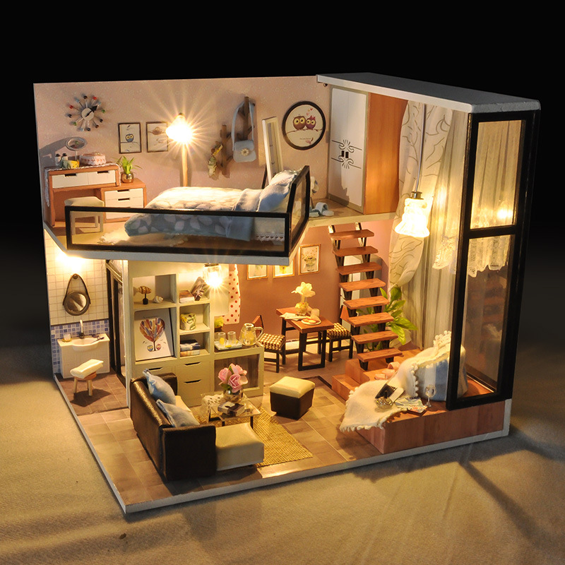 Mô Hình Lắp Ráp DIY - Home and Dream ( Tặng Kèm Mica ) DRU - Hàng Chính Hãng