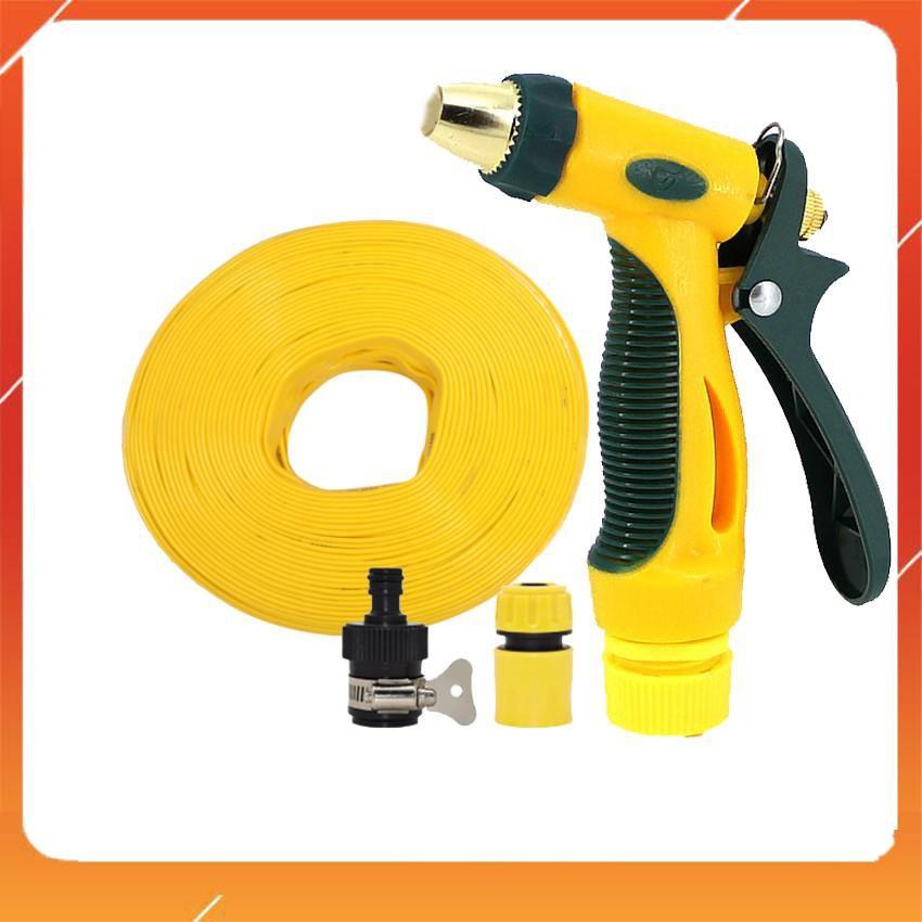 Bộ dây vòi xịt nước rửa xe,tưới cây tăng áp 3 lần 7-10m 206317