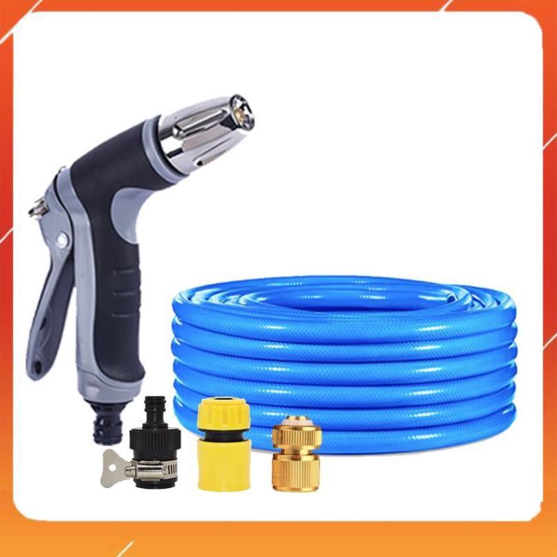 Bộ dây và vòi xịt rửa xe tưới cây tăng áp 15M 206817