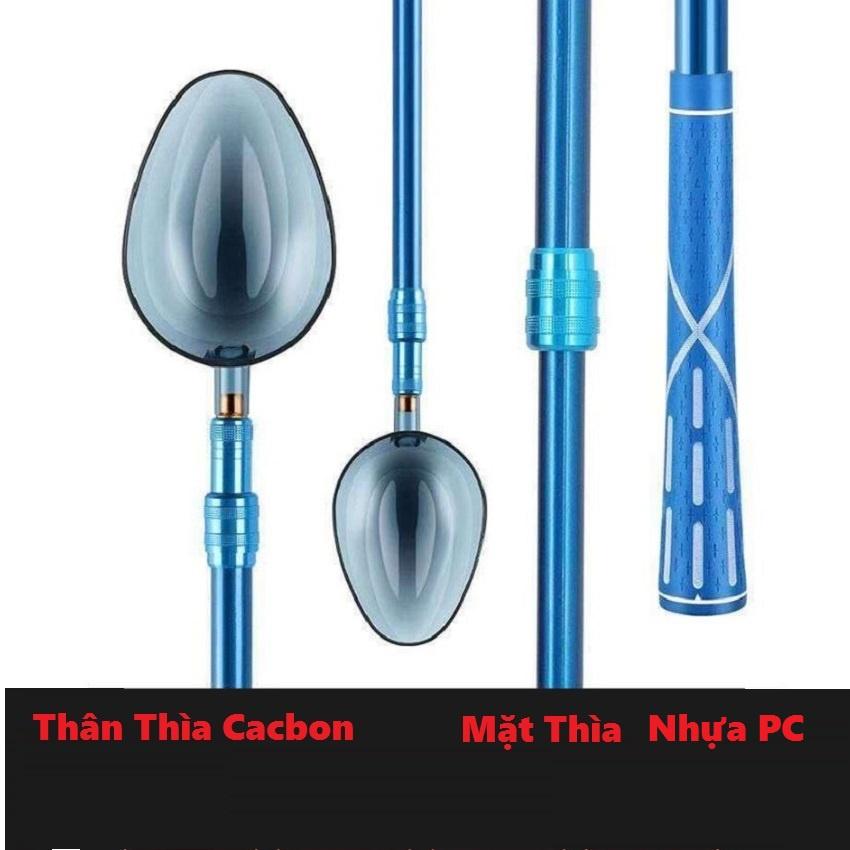 Thìa Ném Mồi Câu Cá Cacbon Cao Cấp SANAMI FISHING - Hỗ trợ làm tổ chuyên dụng câu đơn câu đài KK-18