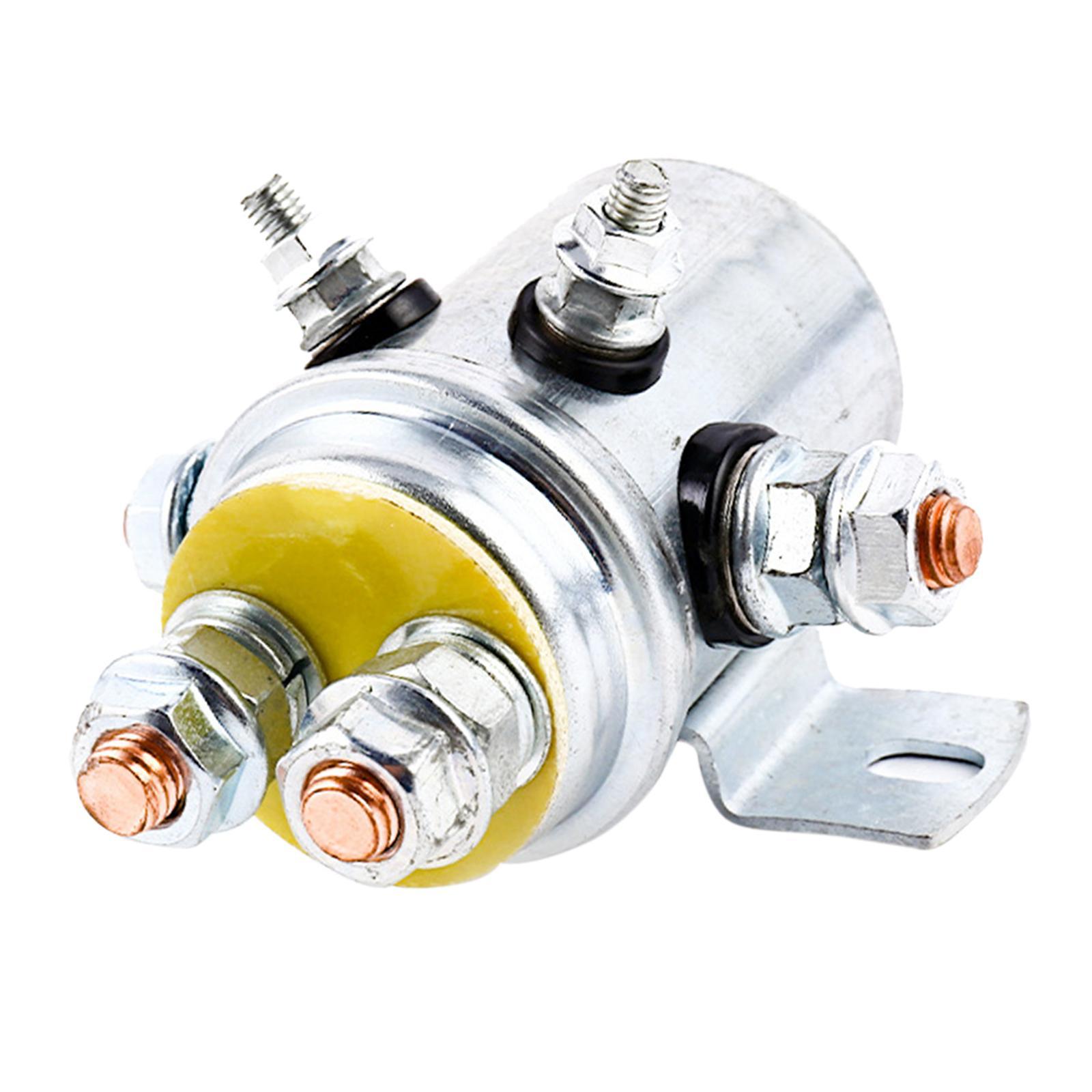 Switch Relay Solenoid 3 Terminal Marine 12V 600A Winch Contactor Continuous Solenoid Relay