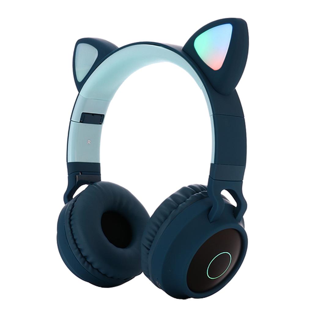 Bluetooth Headset Foldable Over The Ear Stereo Headphone Microphone Mic New