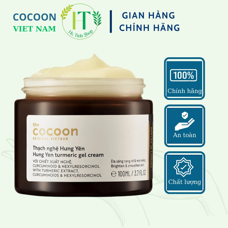 Thạch nghệ Hưng Yên Cocoon giúp sáng da mờ thâm 30ml - Thanh Mộc Hương Hà Tĩnh