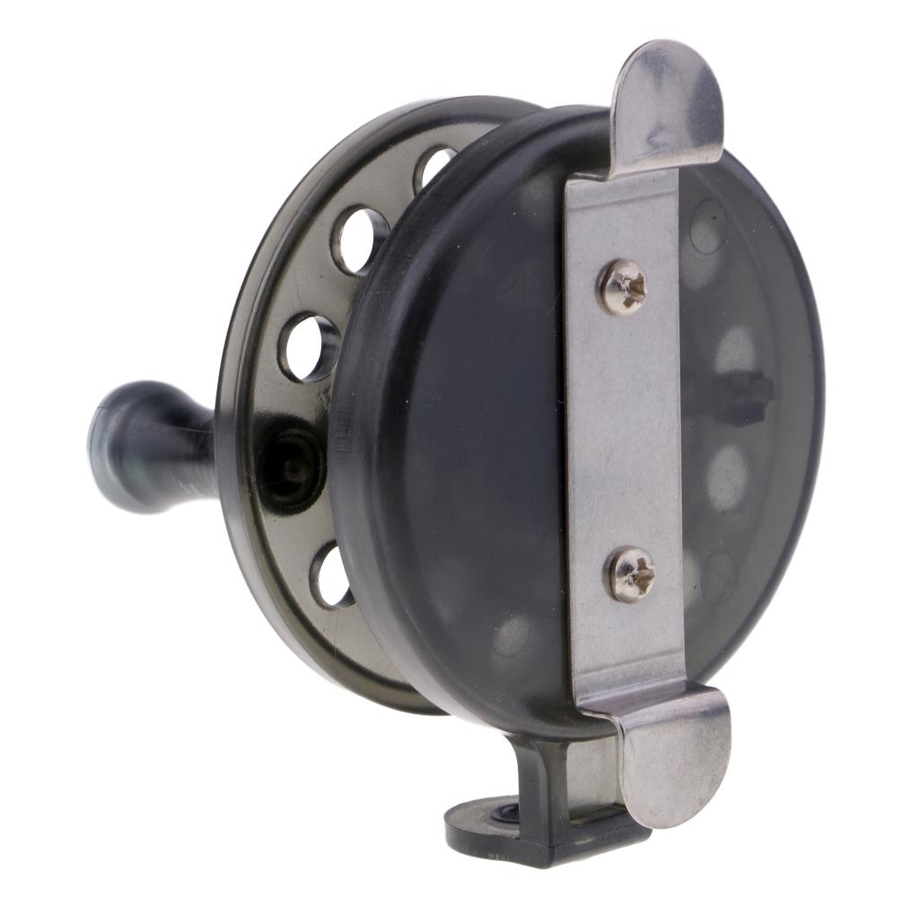 Plastic Fly Fishing Reel Lightweight Rock / Raft / Ice Fishing Reel Wheel