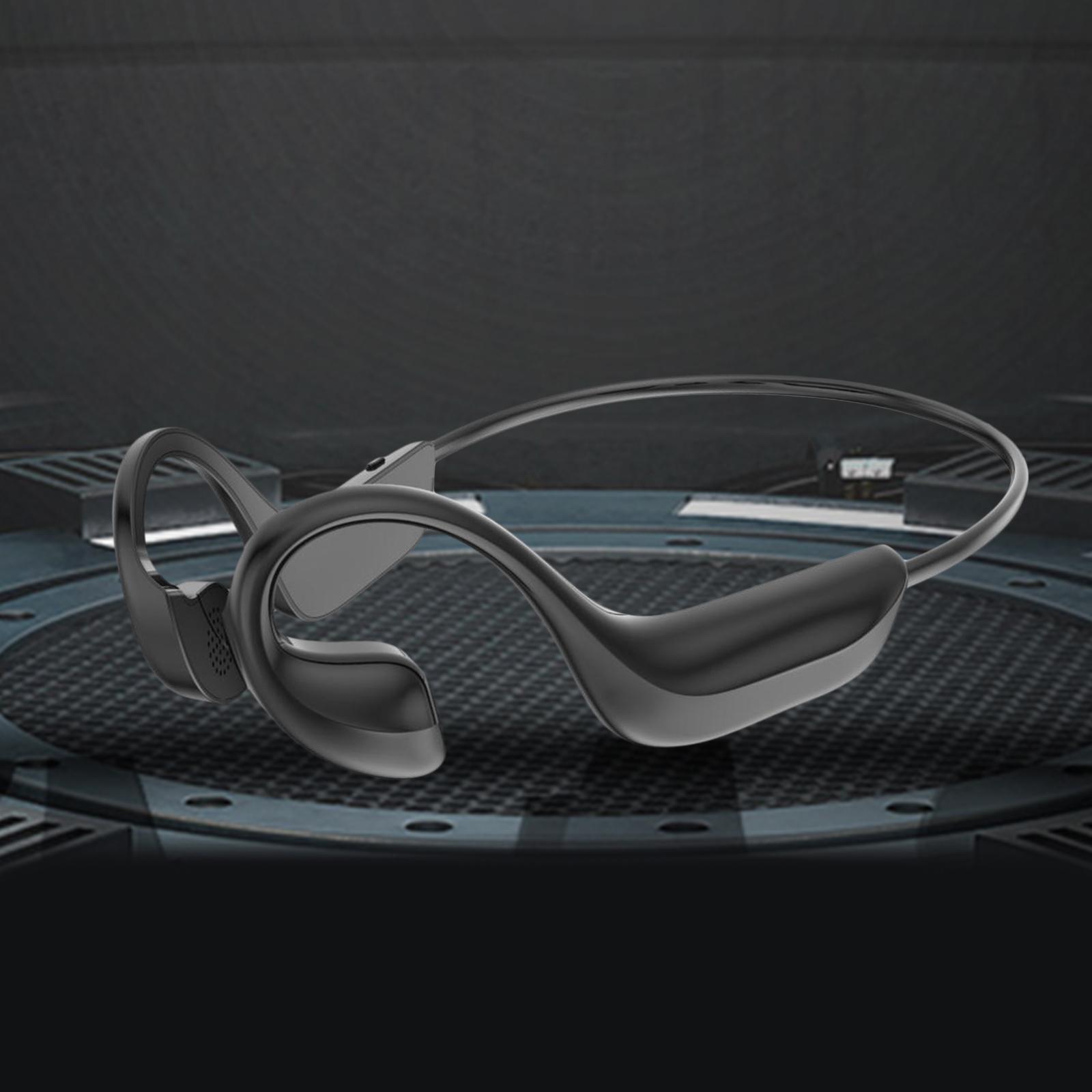 Bluetooth Headphones Sport Stereo Earphone Microphone Black