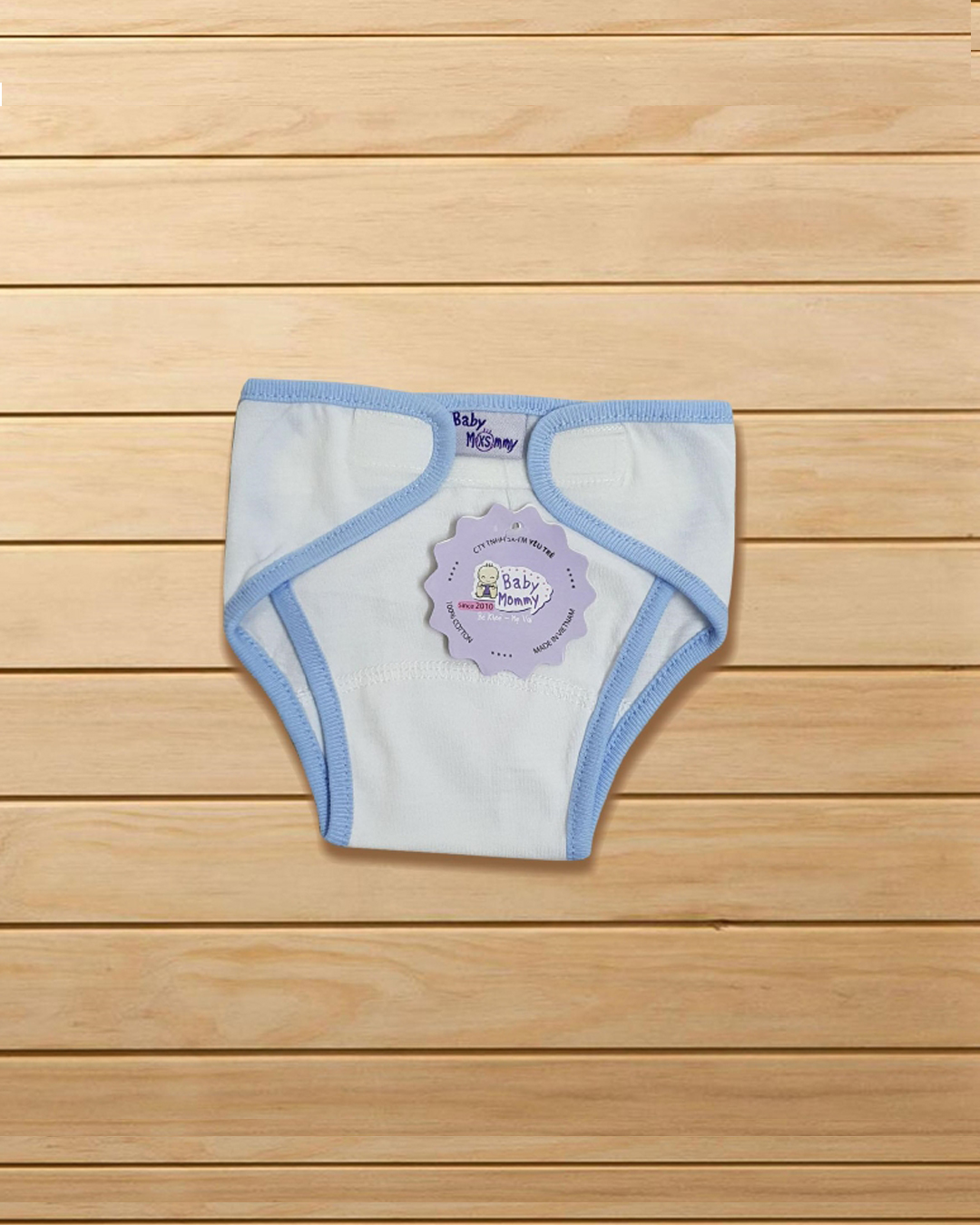 Tã dán trắng Babymommy size S (cho bé 4 - 8kg) - màu ngẫu nhiên