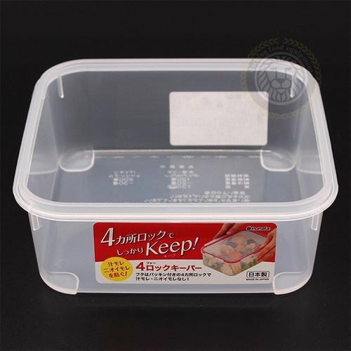 Hộp đựng thực phẩm khóa chặt chịu được nhiệt trong lò vi sóng Inomata 1.3L Nội địa Nhật Bản