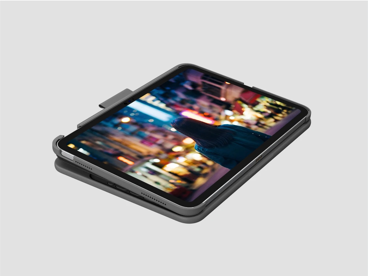 Bao da và Bàn Phím Logitech Slim Folio for iPad - Hàng Chính Hãng