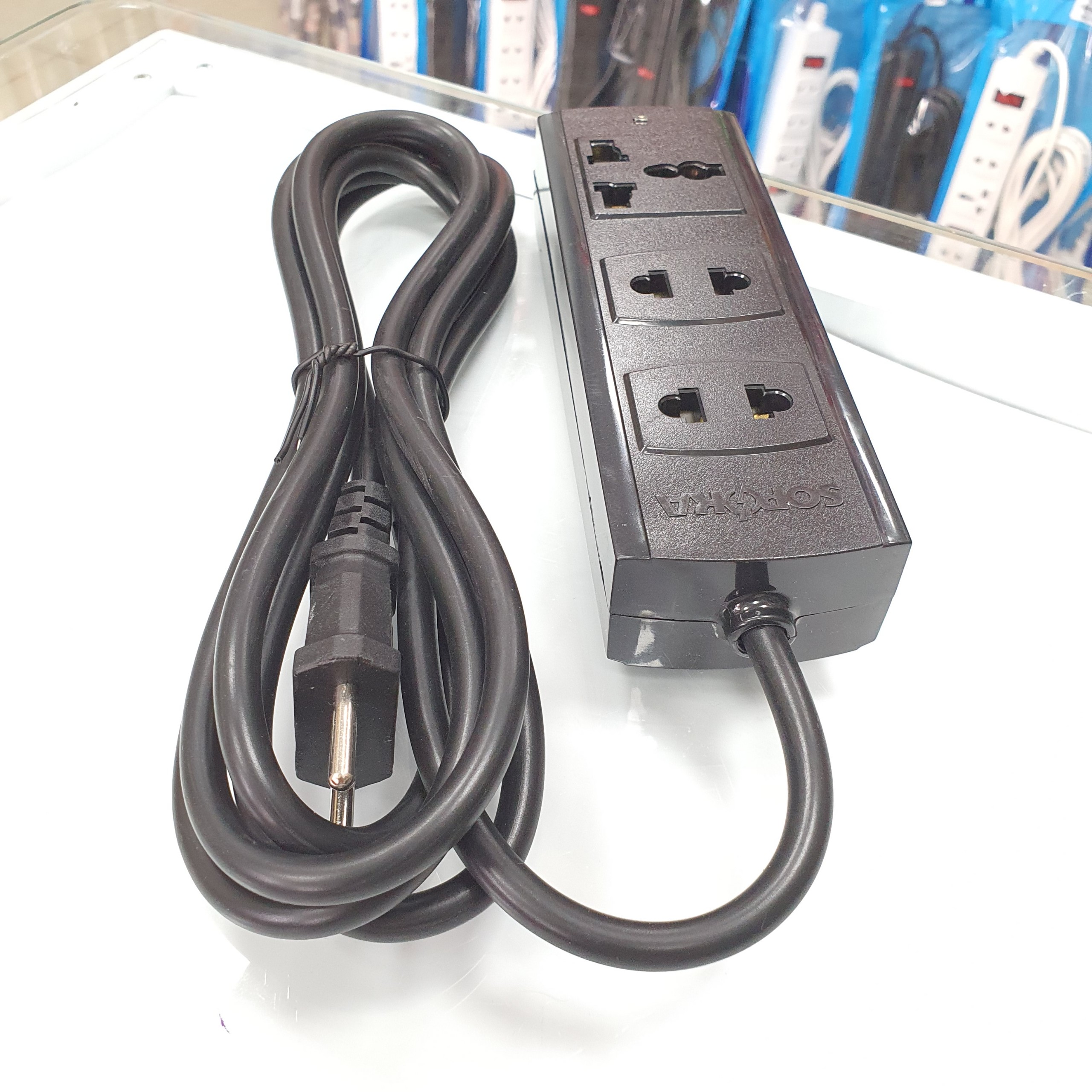 Ổ cắm điện lõi sứ chống cháy chịu tải 2200W 3K Sopoka