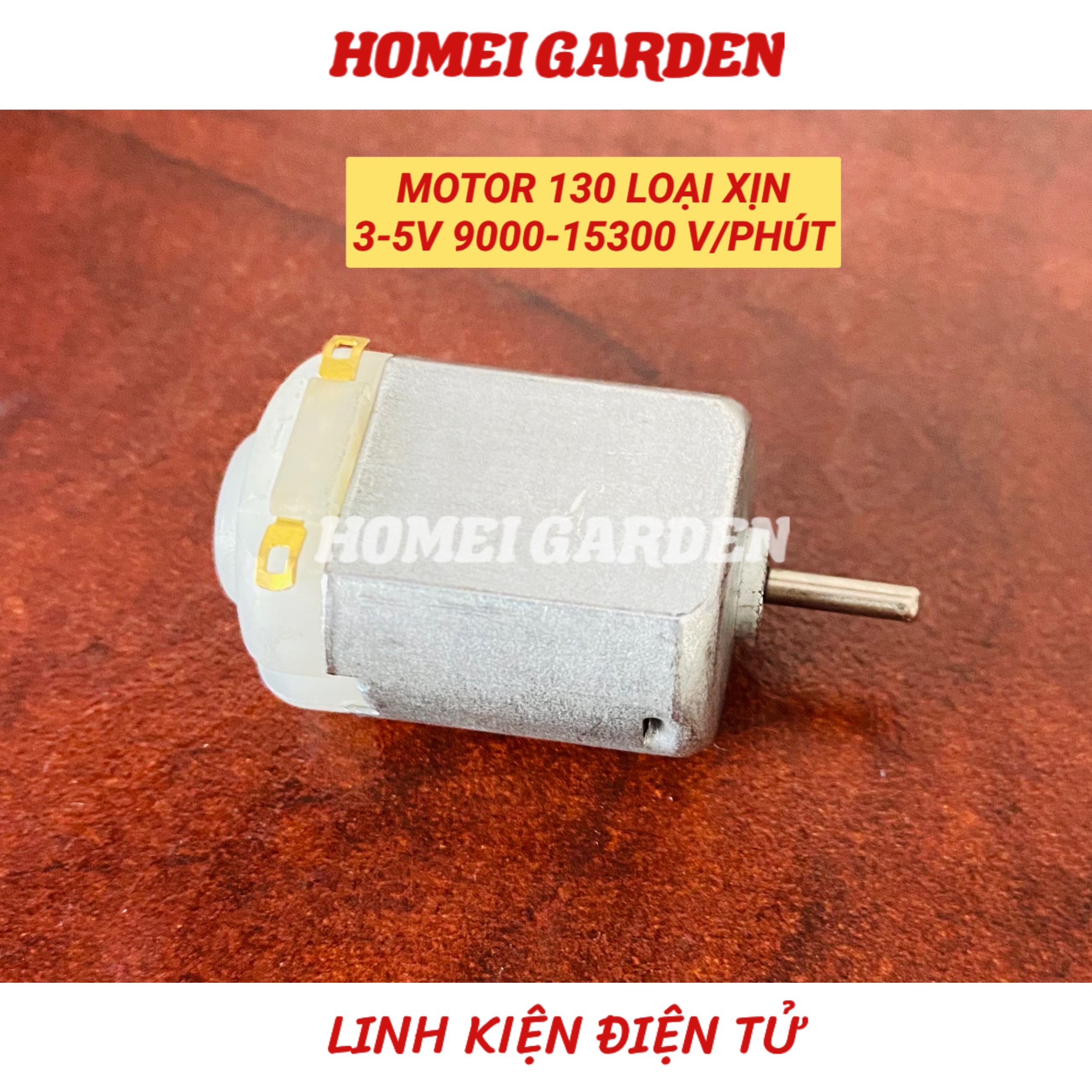 Motor mini 3v mẫu 130 sử dụng nguồn pin mới 100%
