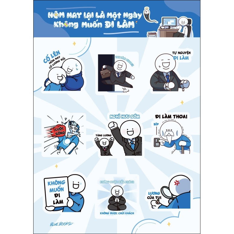 Sách Hôm Nay Lại Là Một Ngày Không Muốn Đi Làm