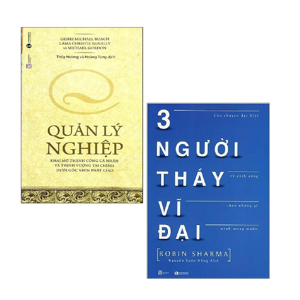 Sách - Combo Quản Lý Nghiệp + Ba Người Thầy Vĩ Đại