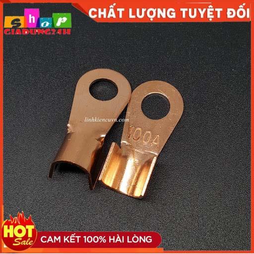 {Đủ số}Đầu Cốt (Cos) Đồng 4 5 6 8 10 16,25,35,50,70, đầu cos đồng cỡ nhỏ cỡ lớn -Giadung24h