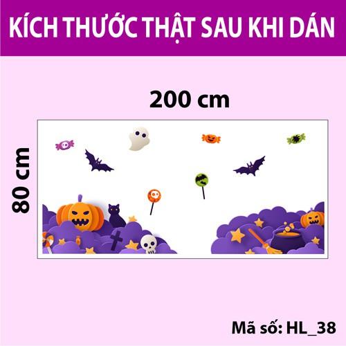 Trang trí Halloween 2020 đám mây ma quái