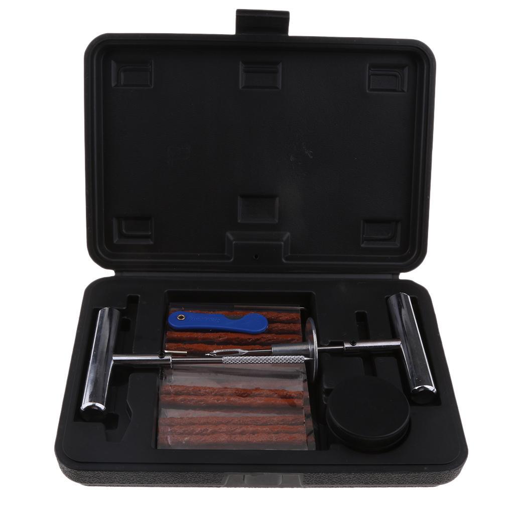 Heavy Duty Tire Repair Kit 36Pc for Car Bike Motorcycle Trailer RV ATV Jeep