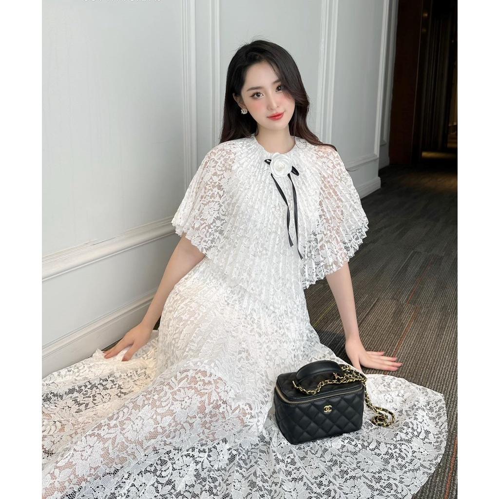 Đầm Thiết Kế Tiểu Thư Emily Dress Chất Liệu Vải Ren Cao Cấp - Váy Thiết Kế Thanh Lịch Trẻ Trung