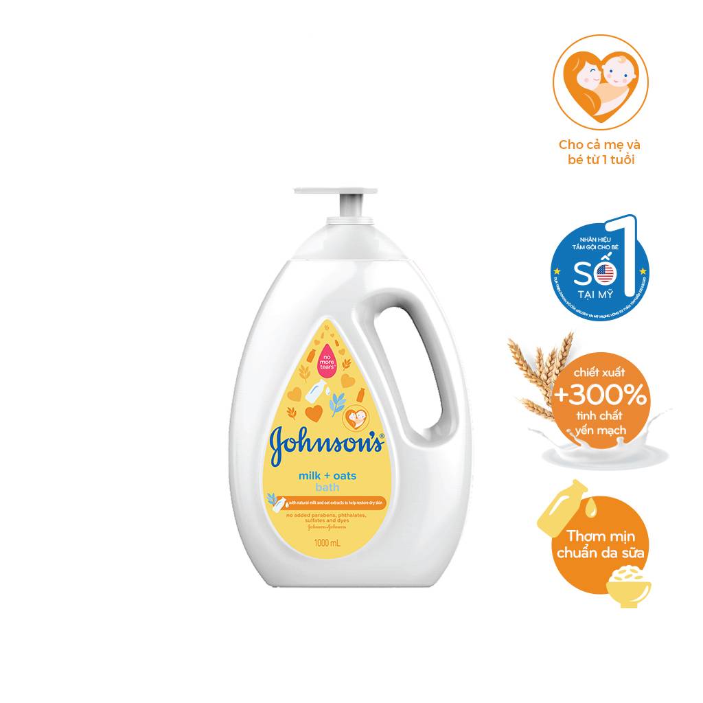 Sữa Tắm Johnson's Baby cho Bé - Dung Tích 1000ml