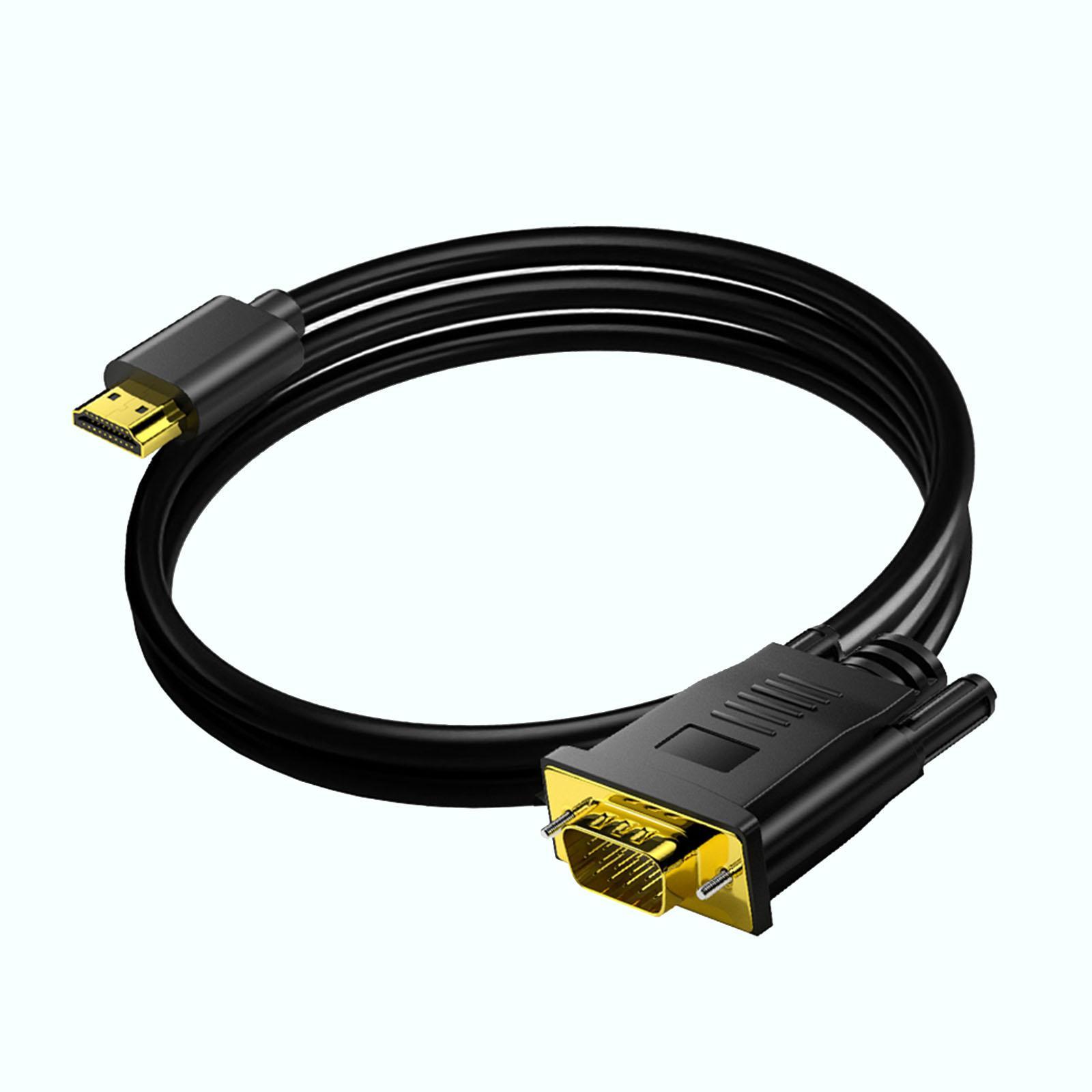 To VGA Cable 1080P  Gold Plated Connector for PC Computer Desktop