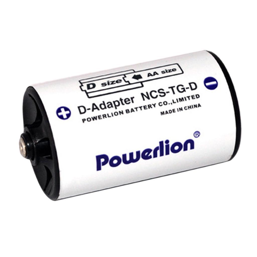 AA To D Size Cell Battery Converter Adaptor Adapter Holder Shell Case