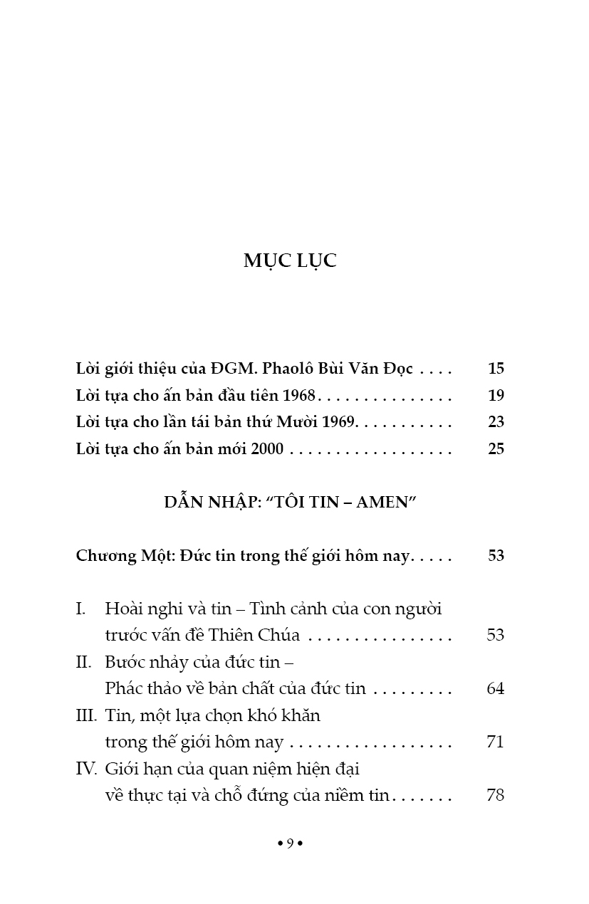 DẪN NHẬP ĐỨC TIN KITÔ GIÁO