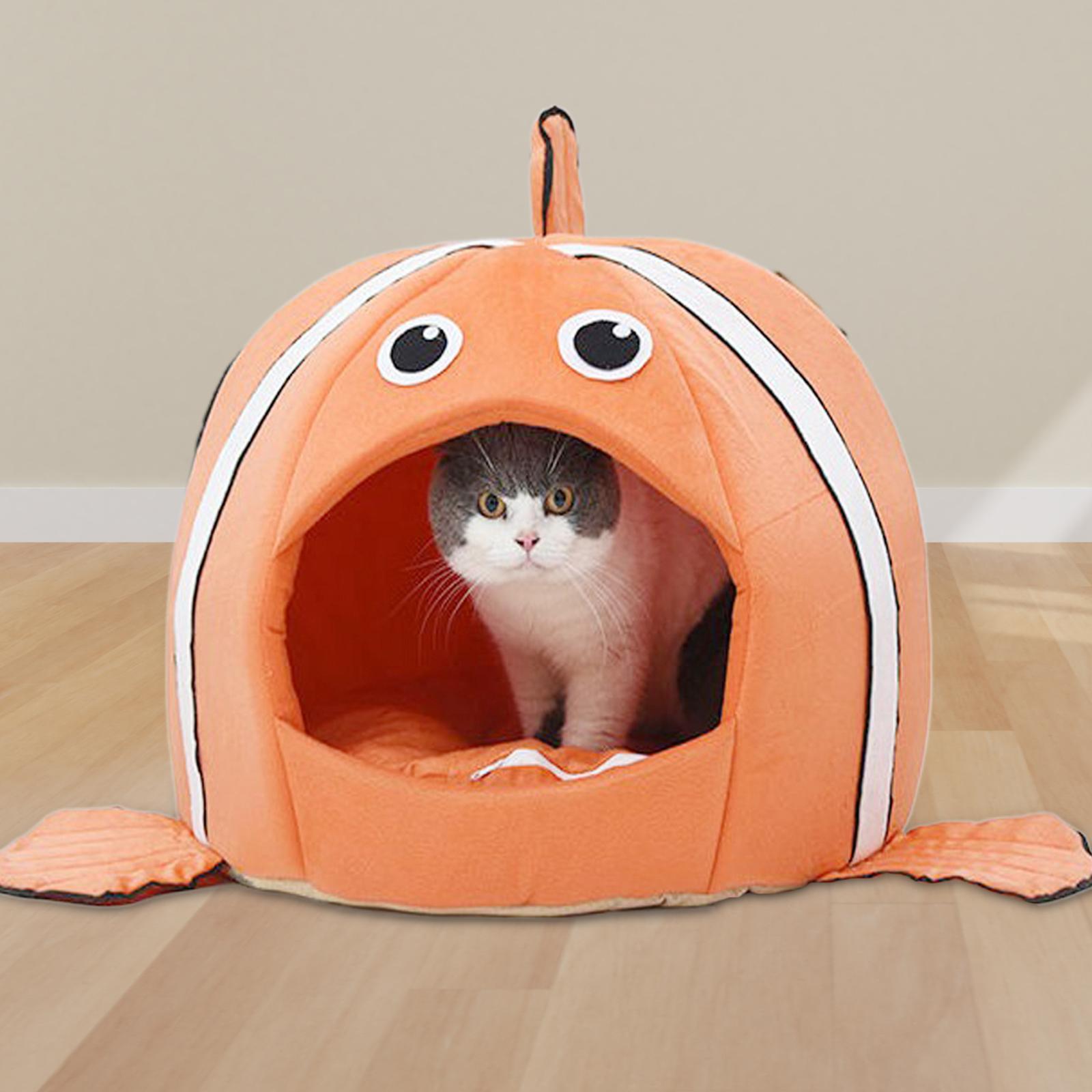 House Pet Sleeping Bed Cat Bed Tent for Cats and Small Dogs Outdoor