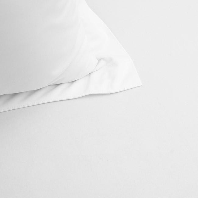 Bộ 4 Món Ga Gối Thun Mát Mềm Cao Cấp - Trắng