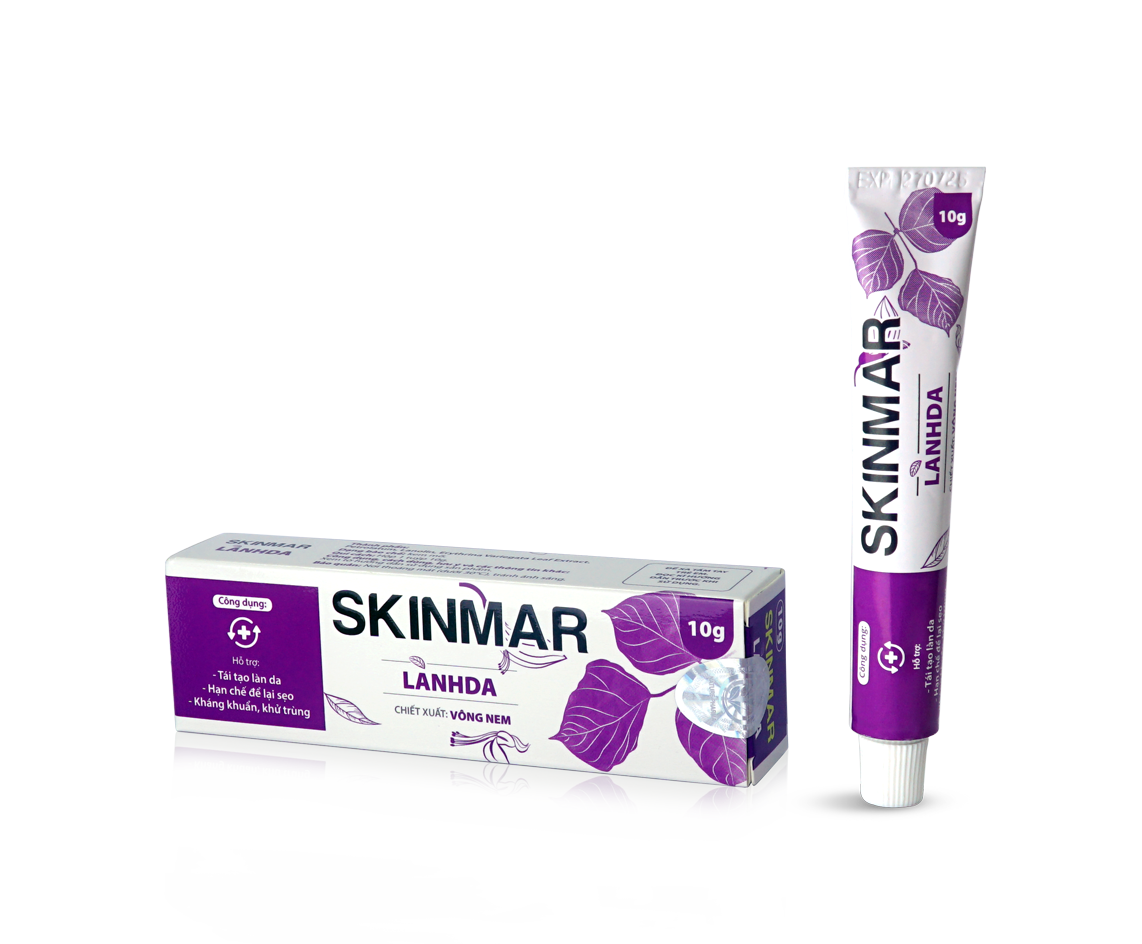 Kem bôi Skinmar lành da hỗ trợ làm lành vết thương, hạn chế sẹo, tái tạo làn da - tuýp 10g