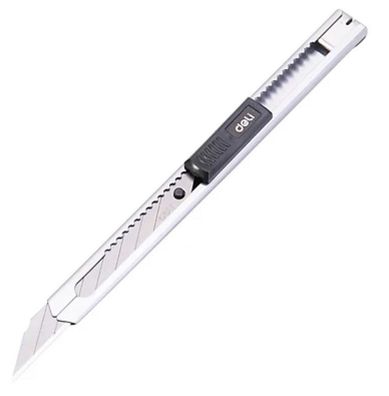 Dao trổ 30 độ inox Deli 2034