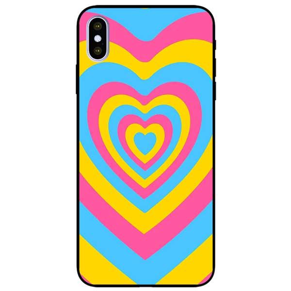 Ốp lưng dành cho iPhone X / Xs / Xs Max / Xr - Tim Cầu Vồng